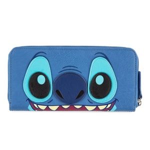 NWT DISNEY PARKS LOUNGEFLY Stitch Wallet. Zip around wallet.